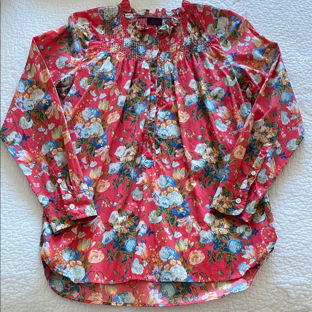 J Crew x Liberty Floral Blouse size 0